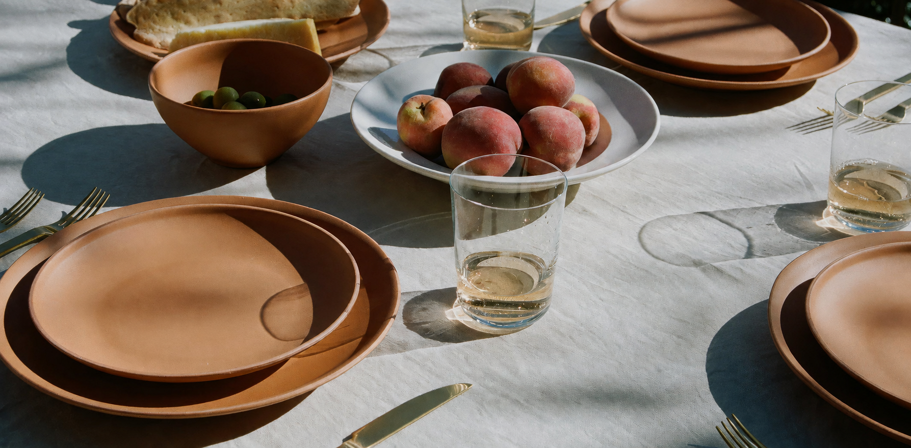 A beautifully set table